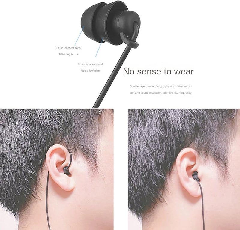 Single Side 3.5mm Wired Earbuds with Spring Design for Mobile Phone MP3 Computer - Image 4
